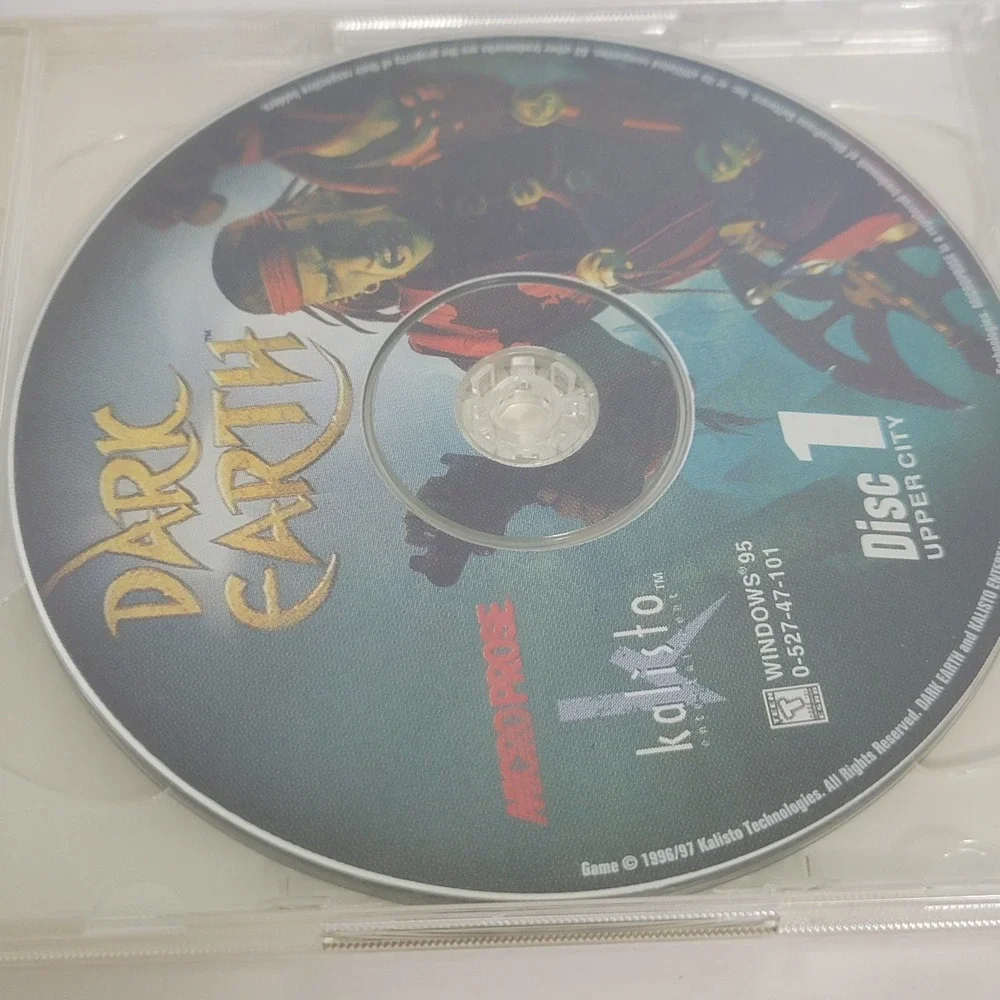 Dark‎ Earth | PC Game | No Box | Includes Manual | Kalisto Interactive READ